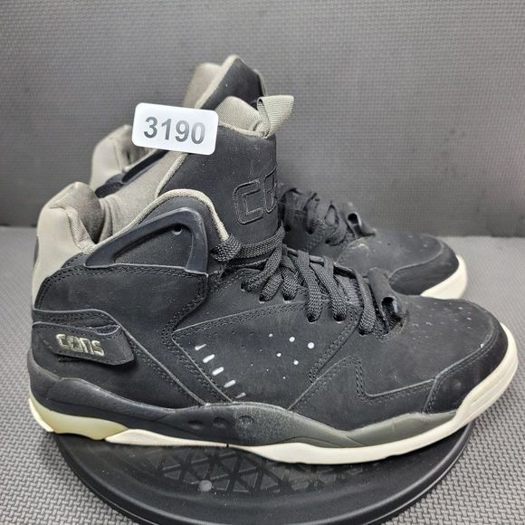 Mens Sz 9.5 Black Converse CONS Aero Jam Mid Sneakers